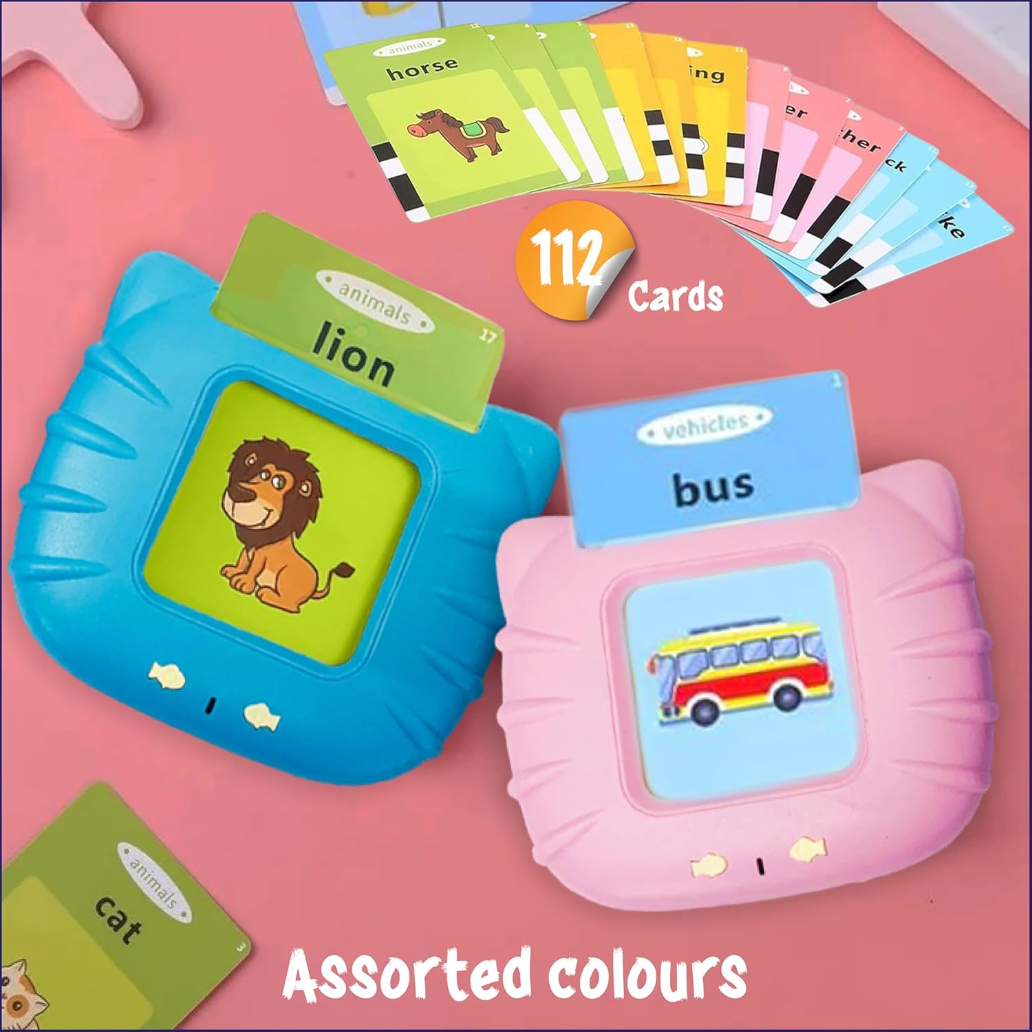Talking Flash Cards for Kids - Enhance Language Skills with 224 Words