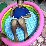 Intex Sunset Glow Baby swimming Pool, Multi Color 1.14m*25cm