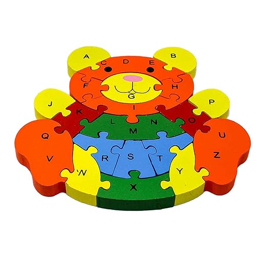 2 in 1 Animal Puzzle  - Pack of 1 -Any 1 Teddy
