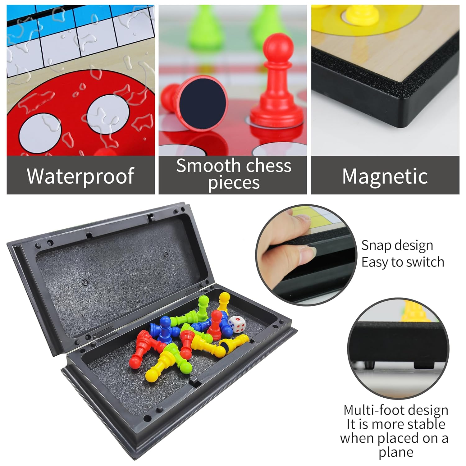 LUDO Brain Games Small - plastic Magnetic