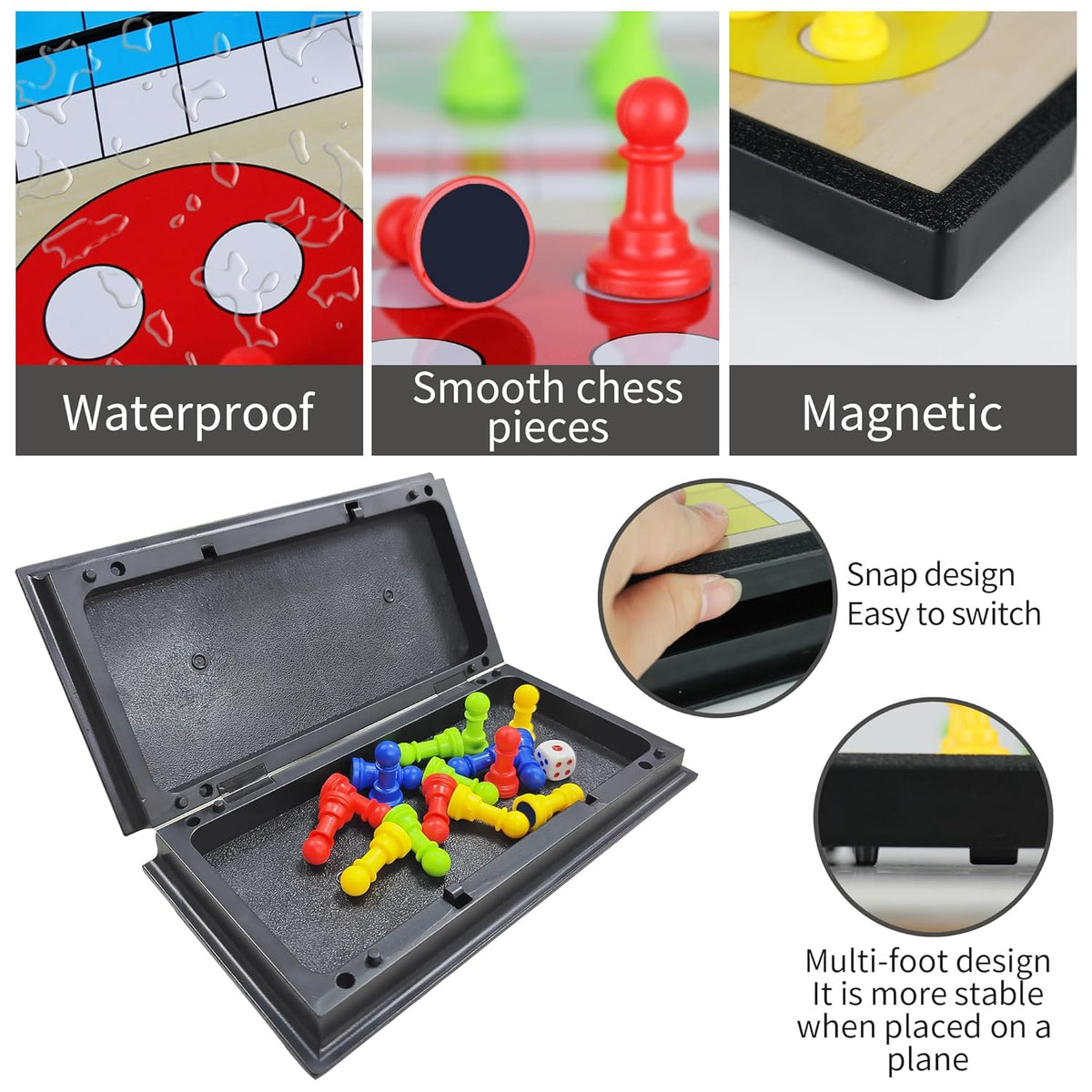 LUDO Brain Games Small - plastic Magnetic
