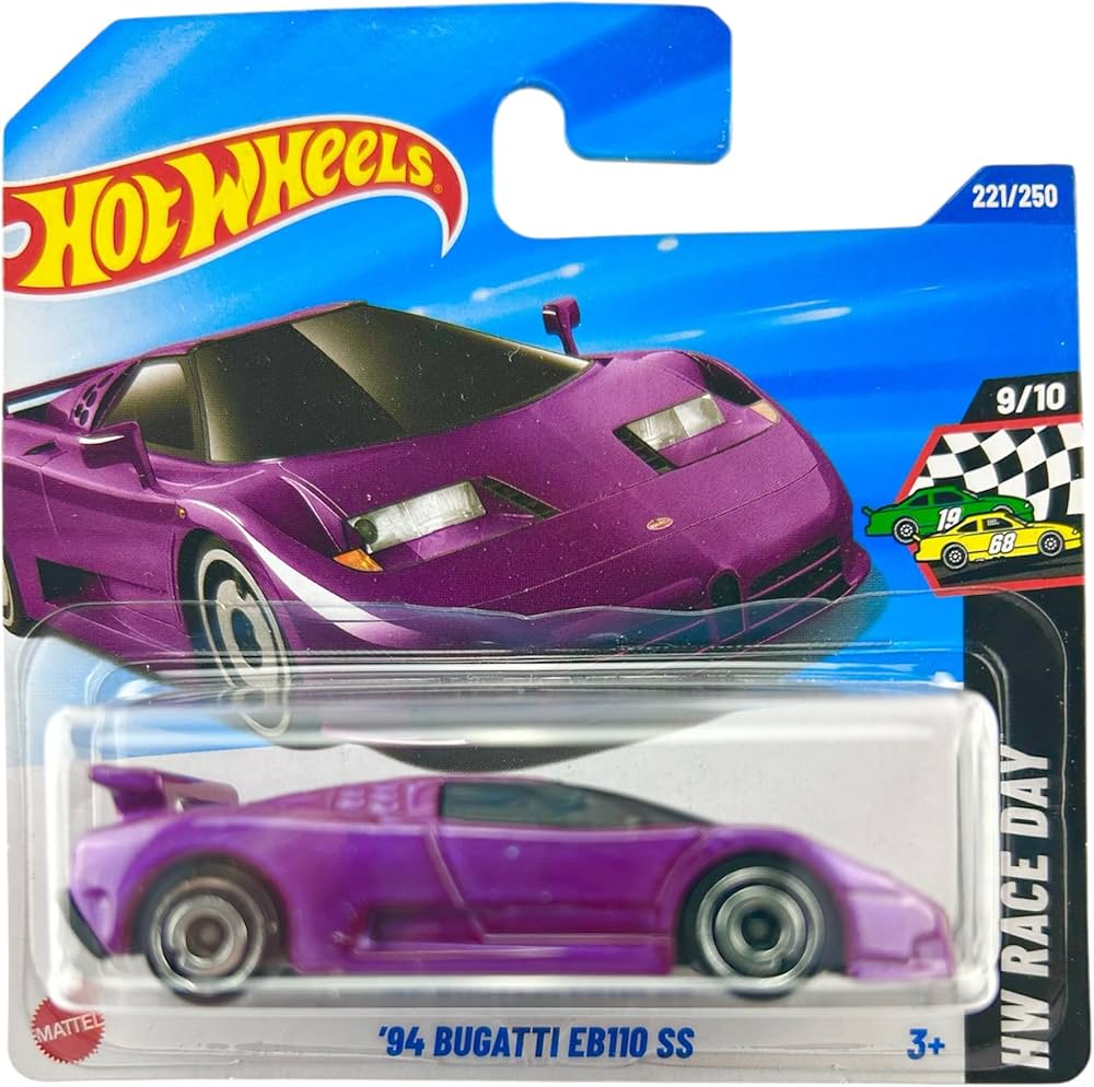 Hot Wheels 1994 Bugatti EB110 SS - Purple (Uncarded - New)