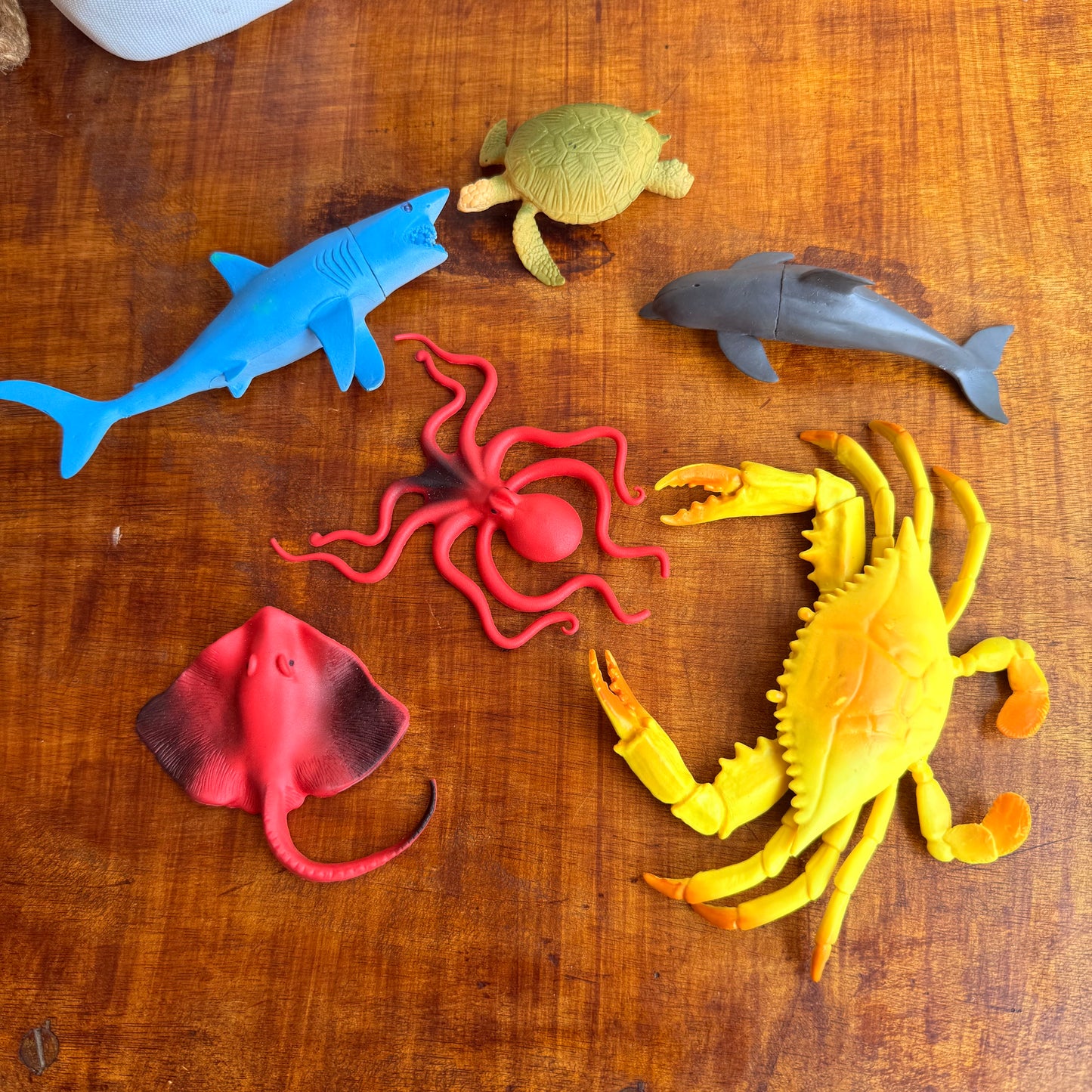 Sea animals and creatures miniature figurines - 6 Pieces Pack