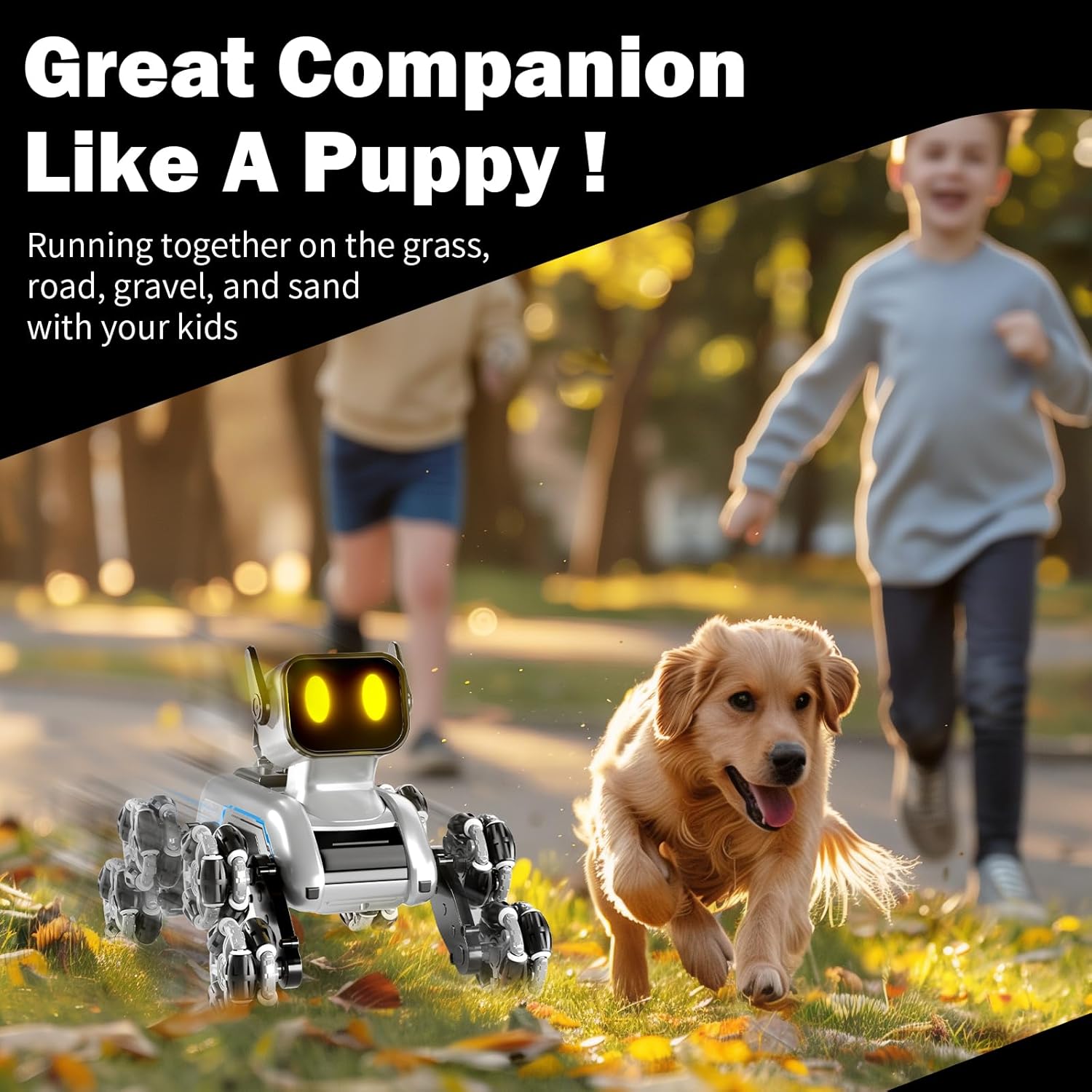 8 Wheel RC Stunt Robot Dog