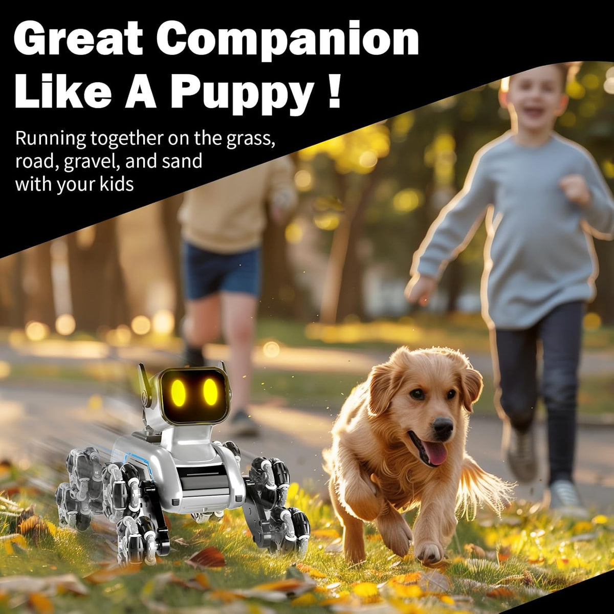 8 Wheel RC Stunt Robot Dog