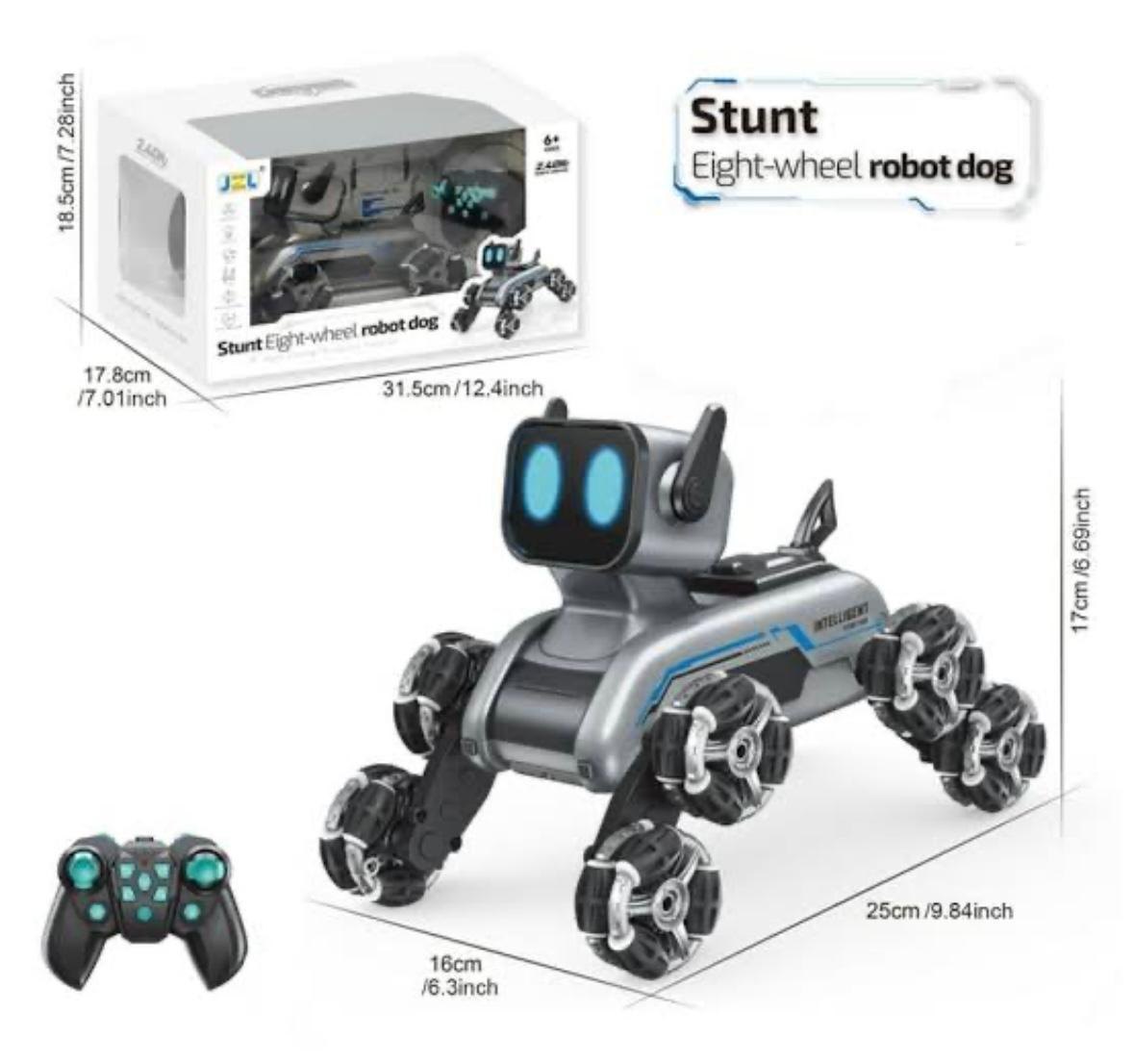 8 Wheel RC Stunt Robot Dog