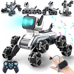 8 Wheel RC Stunt Robot Dog