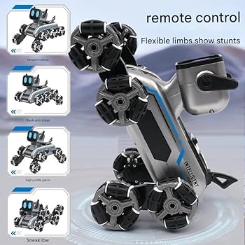 8 Wheel RC Stunt Robot Dog