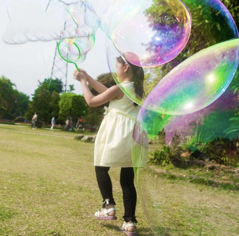 Giant Bubble Making Kit With Solution -Random color Dispatch