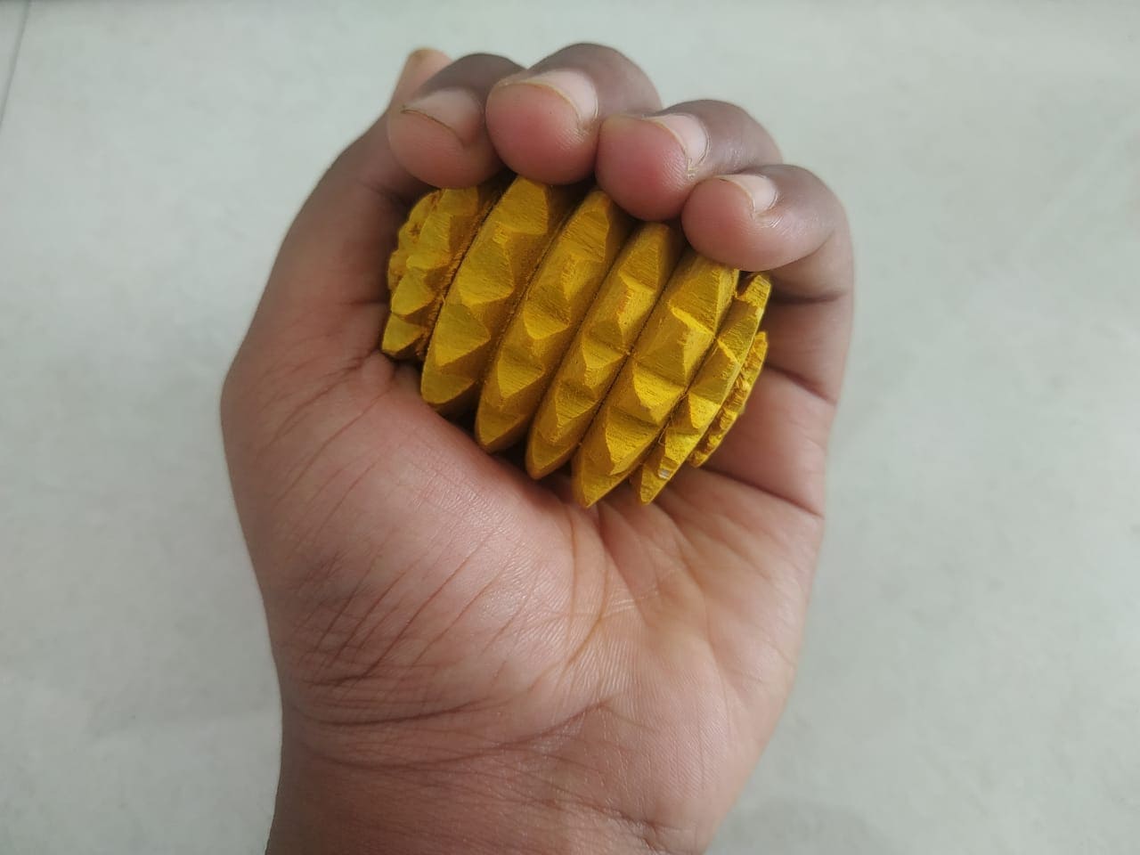 Acupressure round spiked hand massager - pack of 1