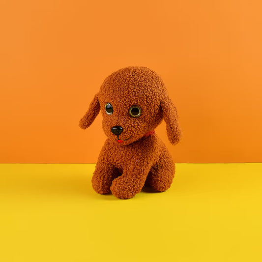 Adorable Brown Dog Soft Toy - 1 Piece