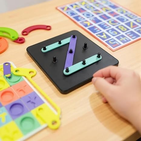 Alpha Numeric Puzzle Board for Kids 28 Pieces