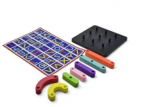 Alpha Numeric Puzzle Board for Kids 28 Pieces