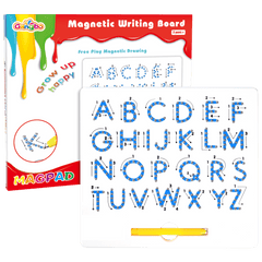 Alphabet Magnetic Letter Tracing Board - Educational ABC Read Write Learn Preschool Drawing (Uppercase)