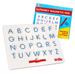 Alphabet Magnetic Letter Tracing Board - Educational ABC Read Write Learn Preschool Drawing (Uppercase)