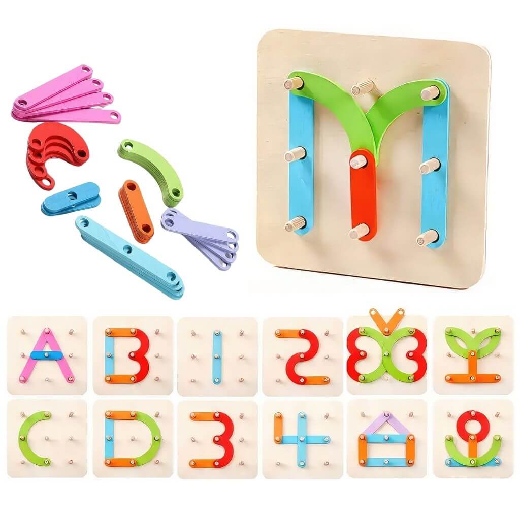 Alphabets Forming Board Puzzle
