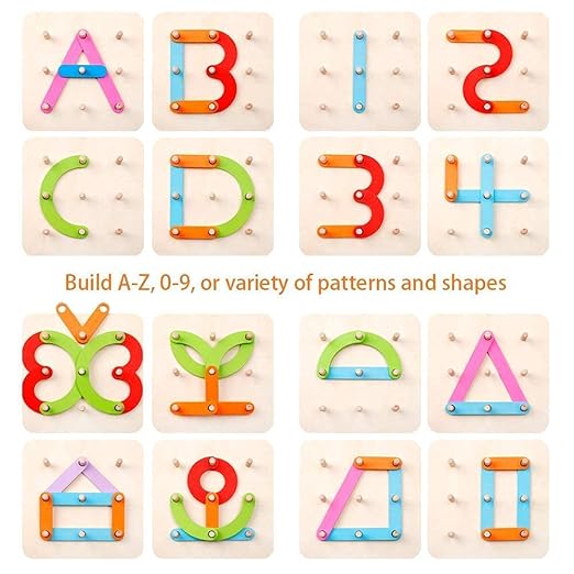 Alphabets Forming Board Puzzle