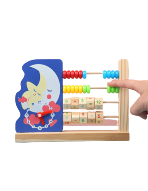 Animal Abacus Clock Frame