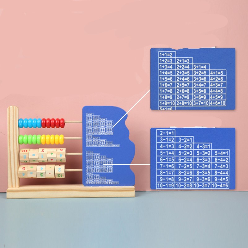 Animal Abacus Clock Frame