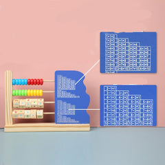 Animal Abacus Clock Frame