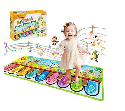 Animal Piano Music Play Mat (Multicolour)