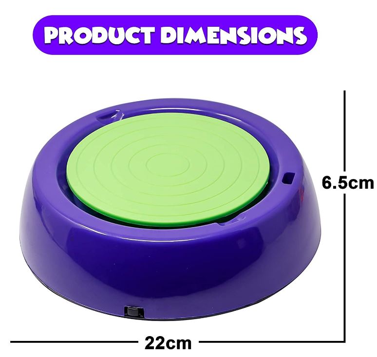 Art Pottery Wheel Set for Kids With Clay | Multi-Color Pottery Game