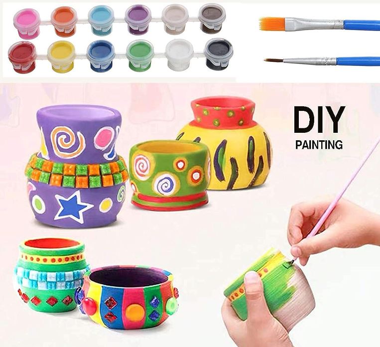 Art Pottery Wheel Set for Kids With Clay | Multi-Color Pottery Game
