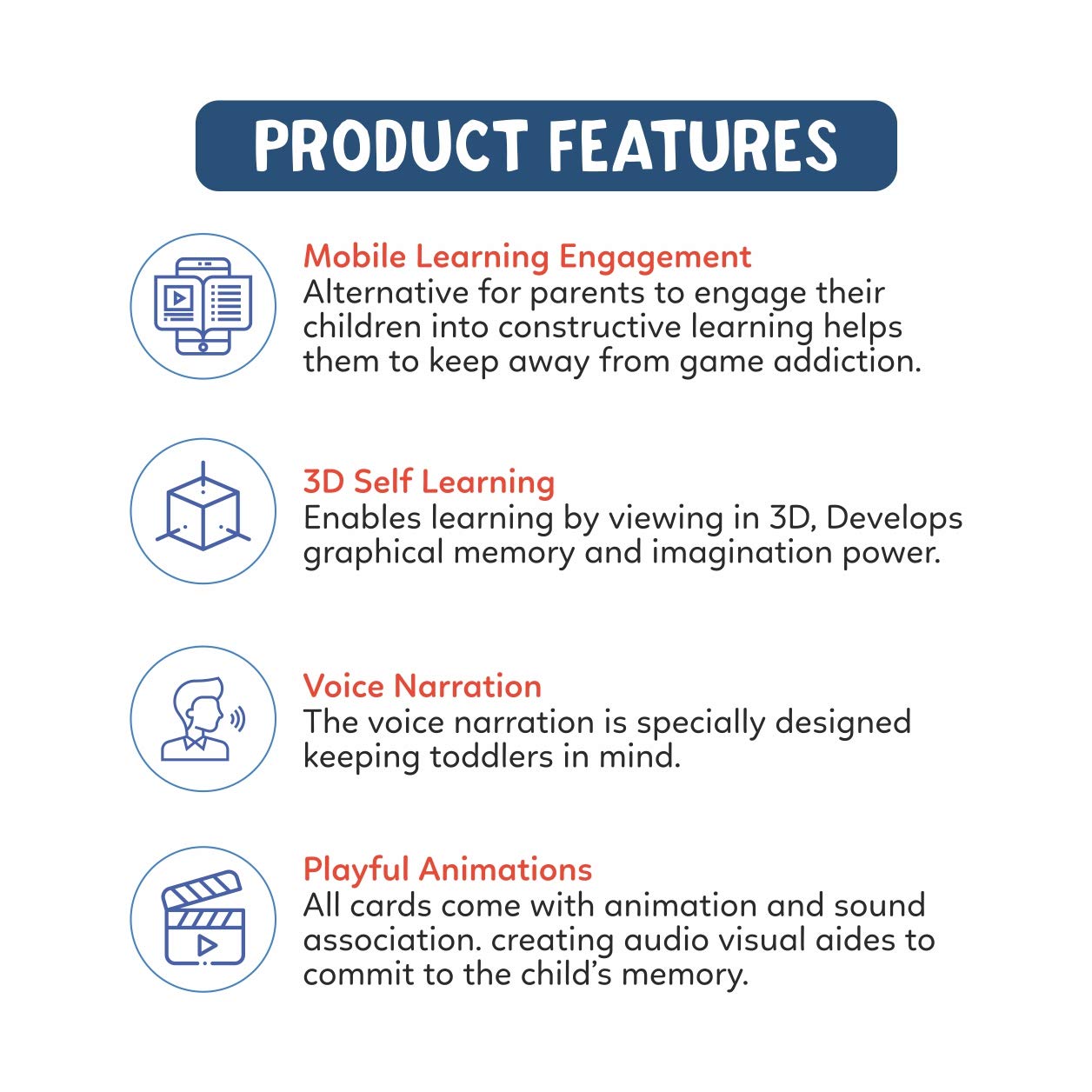 3D Safari Augmented Reality Based Kids 42 Animal Flash Cards - For Both Apple & Android Users