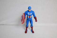 Avengers Action Figure Infinity War Captain America Hero Series Toy for kids, Large (6.5 inch) with LED Light on Chest -Foldable Leg