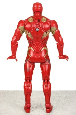 Avengers Action Figure Infinity War Iron Man Hero Series Toy for kids, Large (6.5 inch) with LED Light on Chest  (Green, Black)