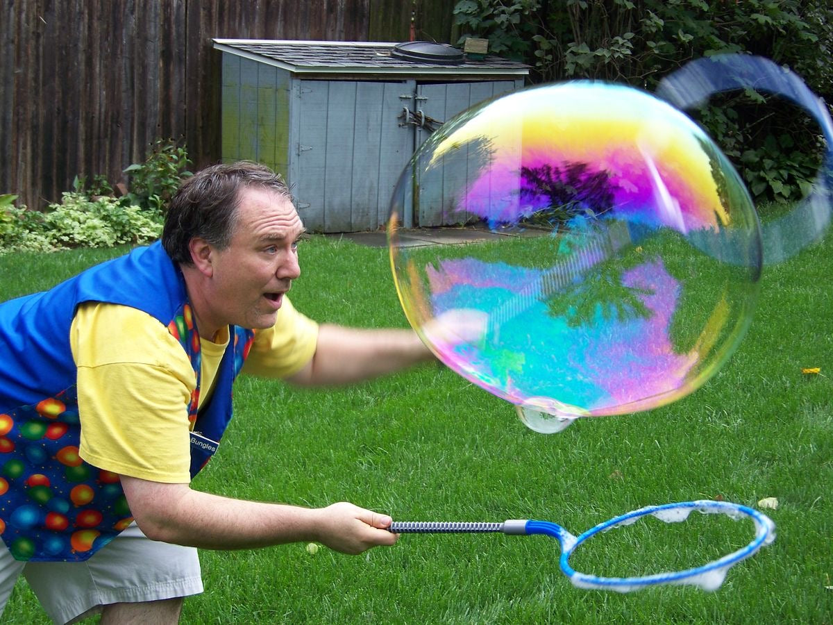 Giant Bubble Making Kit With Solution -Random color Dispatch