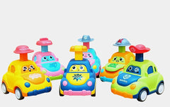Baby Cartoon Toy Car Mini Press Go Vehicles Inertia Pull Back Cars-Any 1