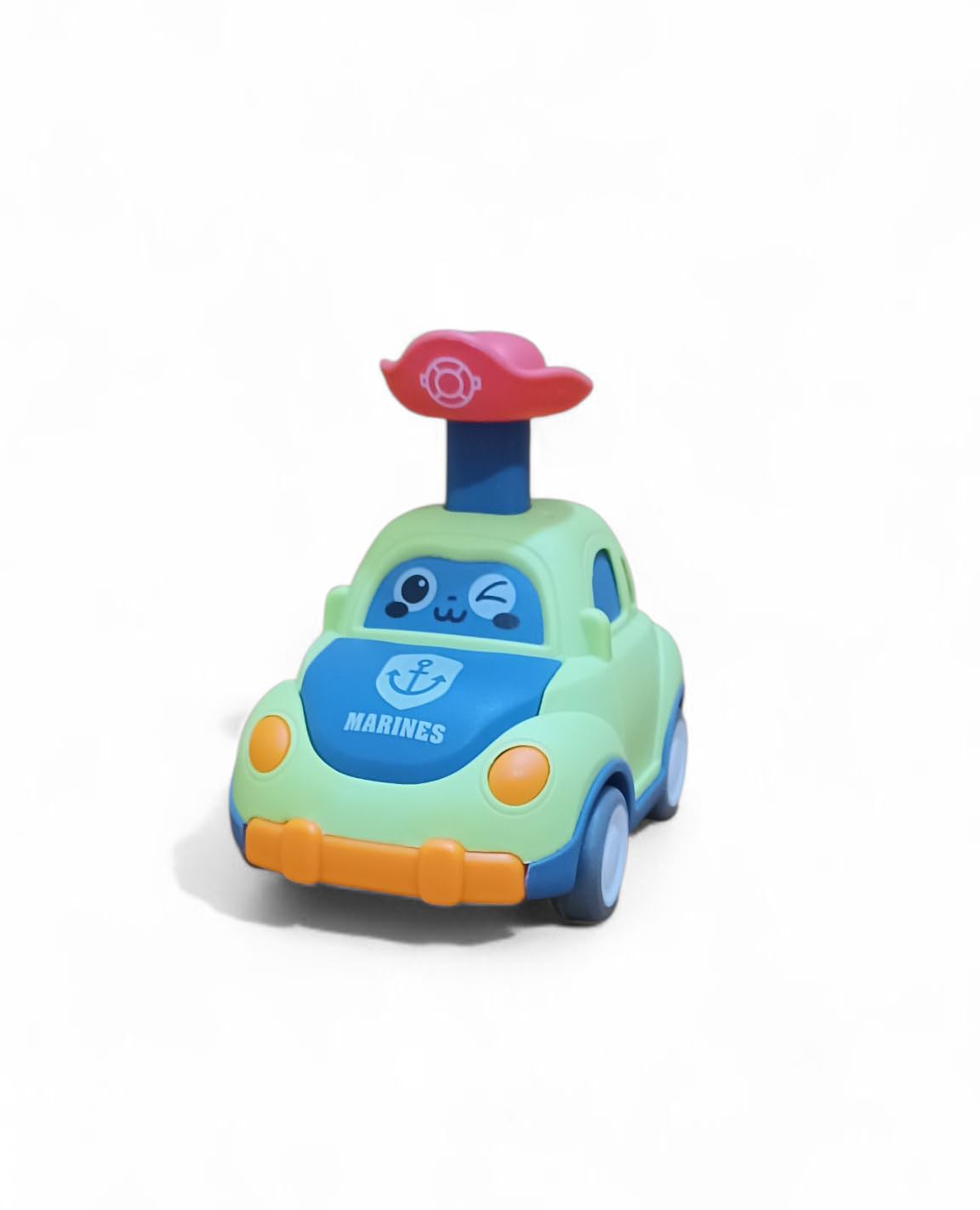 Baby Cartoon Toy Car Mini Press Go Vehicles Inertia Pull Back Cars-Any 1