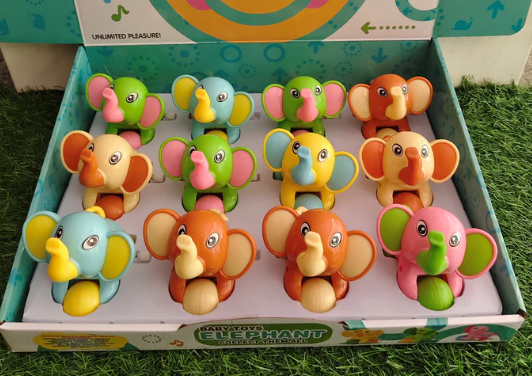 Baby Elephant Windup Key Operated Toy - Any 1