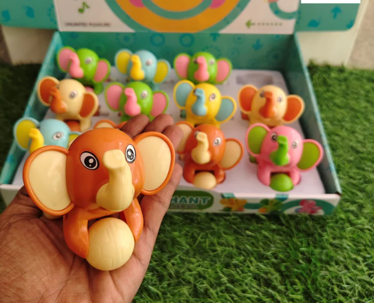 Baby Elephant Windup Key Operated Toy - Any 1