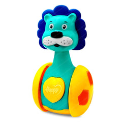 Baby Rattle Tumbler Doll, Baby Toy Sweet Bell Music Roly-Poly Dancing Toy for Babies - Random Animal 1 Piece