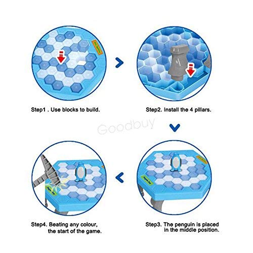 Balance Ice Cubes Save Penguin Icebreaker Beating Toy