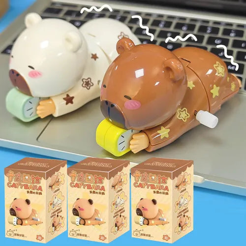 Bear Movable Action Figure- PVC Wind-Up Moving Toy 12 cm - Any 1