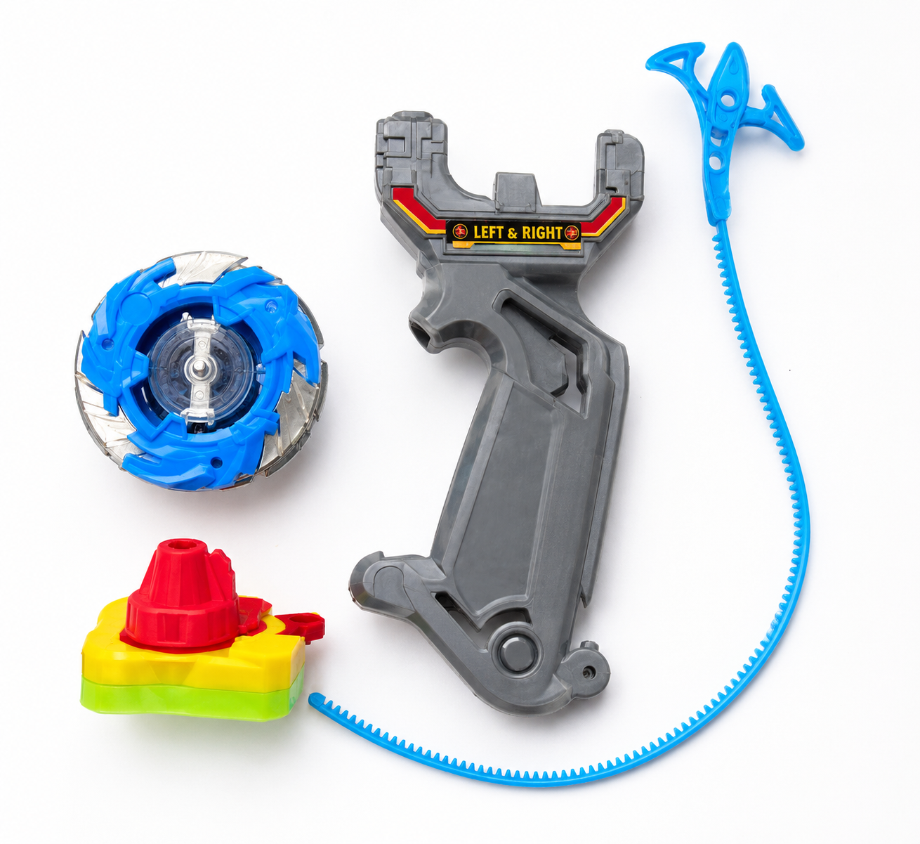 Beyblade-style battle top Super Top Launcher Rip -Multicolor