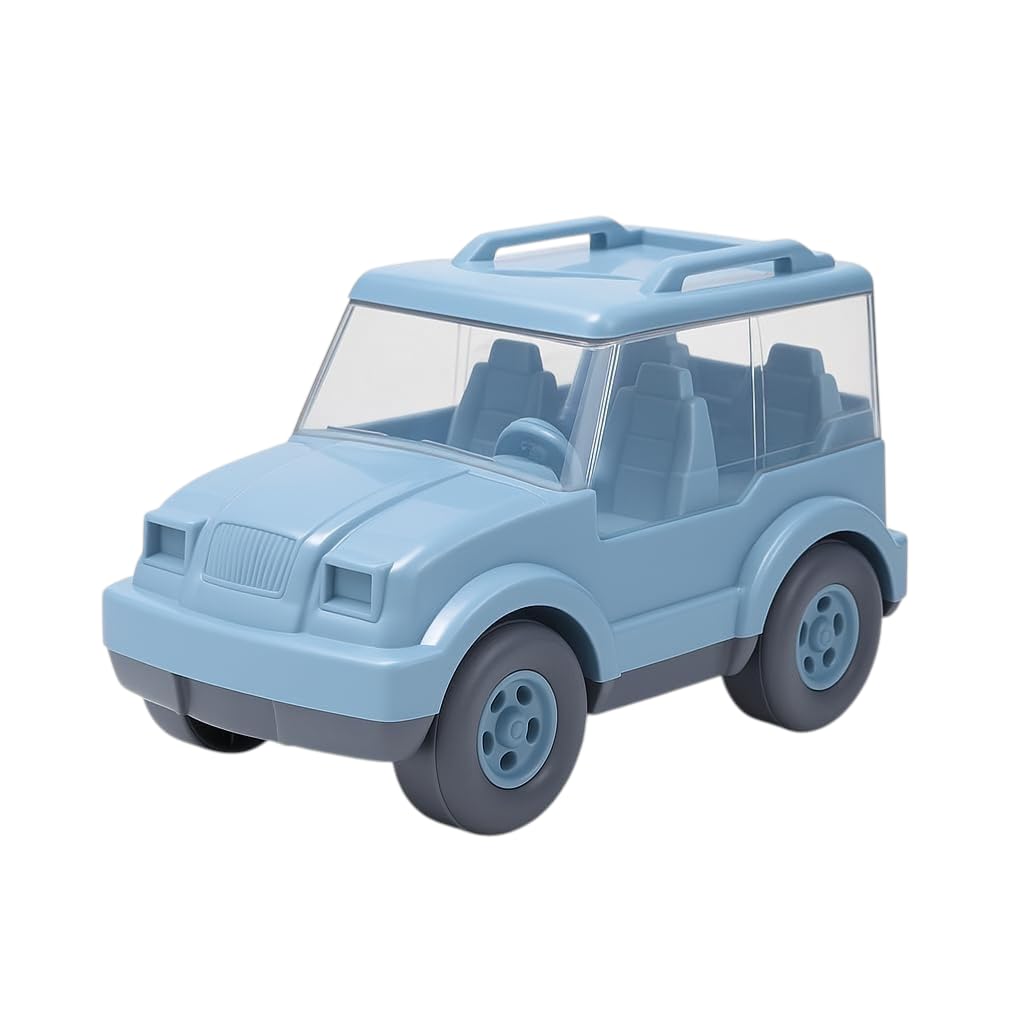 Big-Thar jeep Toy SUV Car for Kids Friction Powered Vehicle Toy Durable Plastic Jeep Model