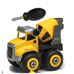 Big Friction Powered Assembly STEM Construction Building Toy with Screwdriver -Take Apart Toy Fun and Educational Toy for Kids