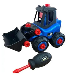 Big Friction Powered Assembly STEM Construction Building Toy with Screwdriver -Take Apart Toy Fun and Educational Toy for Kids