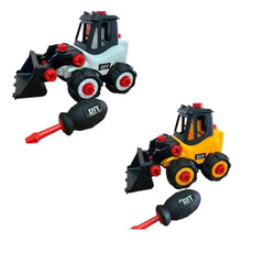 Big Friction Powered Assembly STEM Construction Building Toy with Screwdriver -Take Apart Toy Fun and Educational Toy for Kids