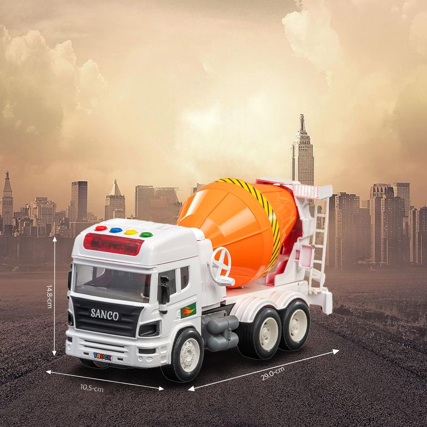 Big Size Concrete Mixer Truck Toy With light and Music