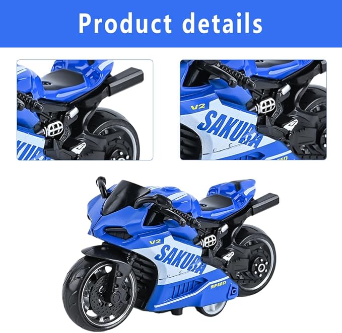 Bike - Alloy Motorcycle Metal Diecast pullback