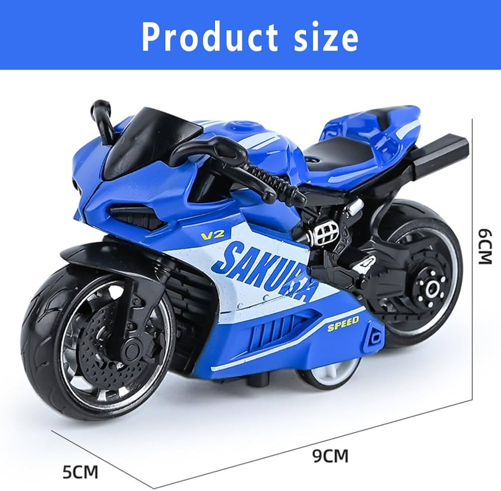 Bike - Alloy Motorcycle Metal Diecast pullback