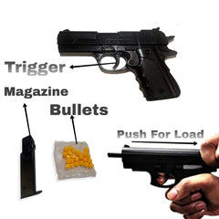Black Toy Gun for Kids with BB Bullets - Approx 20 Bullets