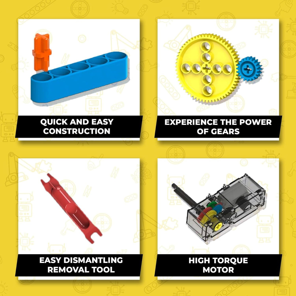 Blix 8in 1 Crawlers-Stem Toy, For 8+ Year Child, Educational Diy Building Set, Construction Toys
