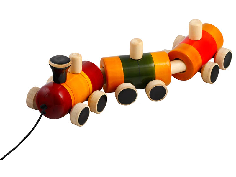 Wooden Boogie Train Pull along