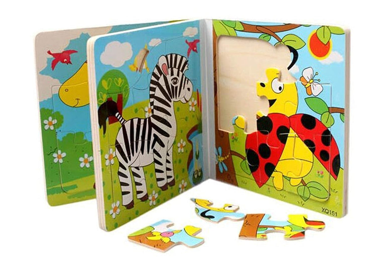 Wooden Book Puzzle - Random pack of 1